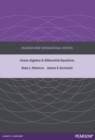 Image for Linear Algebra and Differential Equations : Pearson New International Edition