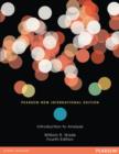Image for Introduction to Analysis: Pearson New International Edition