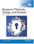 Image for Research methods, design, and analysis