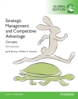 Image for Strategic Management and Competitive Advantage: Concepts, Global Edition