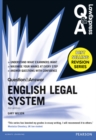 Image for Law Express Question and Answer: English Legal System(Q&amp;A revision guide)