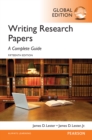 Image for Writing research papers: a complete guide