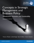 Image for Concepts in strategic management and business policy: globalization, innovation, and sustainability