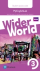 Image for Wider World 3 MyEnglishLab Students&#39; Access Card