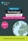 Image for Pearson REVISE AQA A level Sociology Revision Guide and Workbook : for home learning, 2022 and 2023 assessments and exams