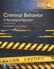 Image for Criminal Behavior: A Psychological Approach, Global Edition