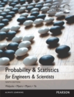 Image for Probability &amp; Statistics for Engineers &amp; Scientists, Global Edition