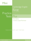 Image for Mini Practice Tests Plus: Cambridge English First