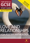 Image for AQA poetry anthology: Love and relationships