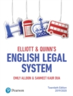 Image for Elliott &amp; Quinn&#39;s English Legal System