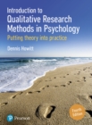 Image for Introduction to qualitative research methods in psychology  : putting theory into practice