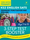 Image for KS2 English SATS: 3-step test booster. (Grammar, punctuation and spelling)