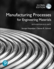 Image for Manufacturing processes for engineering materials in SI units