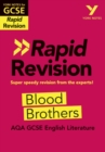Image for York Notes for AQA GCSE Rapid Revision: Blood Brothers catch up, revise and be ready for and 2023 and 2024 exams and assessments