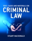 Image for Criminal Law -- Revel