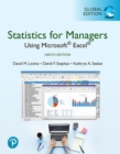 Image for Statistics for Managers Using Microsoft Excel