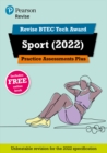 Image for Pearson revise BTEC tech award sport practice assessments plus  : for home learning, 2022 and 2023 assessments and exams