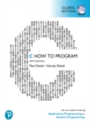 Image for C How to Program: With Case Studies in Applications and Systems Programming, plus Pearson MyLab Programming with Pearson eText, Global Edition
