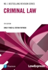 Image for Law Express Revision Guide: Criminal Law