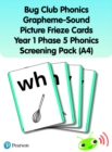 Image for Bug Club Phonics Grapheme-Sound Picture Frieze Cards Year 1 Phase 5 Phonics screening pack (A4)