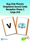 Image for Bug Club Phonics Grapheme-Sound Cards Reception Phase 3 Large (A4)