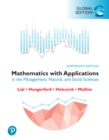 Image for Mathematics with Applications in the Management, Natural and Social Sciences, Global Edition -- MyLab Mathematics with Pearson eText (Access Card)