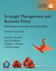 Image for Strategic Management and Business Policy: Globalization, Innovation and Sustainability, Global Edition + MyLab Management with Pearson eText (Package)