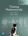 Image for Thinking Mathematically, Global Edition