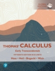 Image for Thomas&#39; Calculus: Early Transcendentals, SI Units