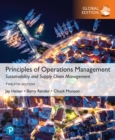 Image for Principles of Operations Management: Sustainability and Supply Chain Management, Global Edition + MyLab Operations Management with Pearson eText
