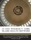 Image for 12-1453 : Wolman V. Long Island Health Network
