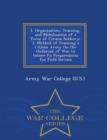 Image for 1. Organization, Training, and Mobilization of a Force of Citizen Soldiery : 2. Method of Training a Citizen Army on the Outbreak of War to Insure Its Preparedness for Field Service - War College Seri