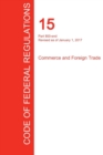 Image for CFR 15, Part 800-end, Commerce and Foreign Trade, January 01, 2017 (Volume 3 of 3)