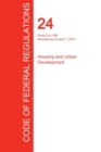 Image for CFR 24, Parts 0 to 199, Housing and Urban Development, April 01, 2017 (Volume 1 of 5)