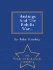 Image for Hastings and the Rohilla War... - War College Series