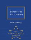 Image for Sorrow of War; Poems - War College Series