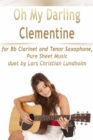 Image for Oh My Darling Clementine for Bb Clarinet and Tenor Saxophone, Pure Sheet Music duet by Lars Christian Lundholm