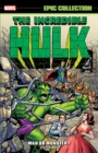 Image for Incredible Hulk Epic Collection: Man or Monster? (New Printing 2)