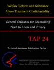 Image for Welfare Reform and Substance Abuse Treatment Confidentiality: General Guidance for Reconciling Need to Know and Privacy (TAP 24)