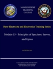 Image for Navy Electricity and Electronics Training Series: Module 15 - Principles of Synchros, Servos, and Gyros - Navedtra 14187 - (Nonresident Training Course)