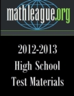 Image for High School Test Materials 2012-2013