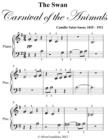 Image for Swan Carnival of the Animals Beginner Piano Sheet Music