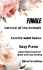 Image for Finale Carnival of the Animals Easy Piano Sheet Music with Colored Notation