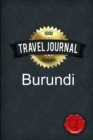 Image for Travel Journal Burundi