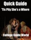Image for Quick Guide: &#39;Tis Pity She&#39;s a Whore