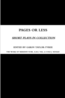 Image for Pages or Less: Short Plays in Collection