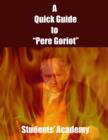 Image for Quick Guide to &amp;quote;Pere Goriot&amp;quote;