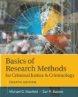 Image for Basics of research methods for criminal justice and criminology