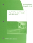 Image for Working Papers, Chapters 18-26 for Warren/Reeve/Duchac&#39;s Accounting, 26th