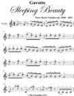 Image for Gavotte Sleeping Beauty Easy Violin Sheet Music